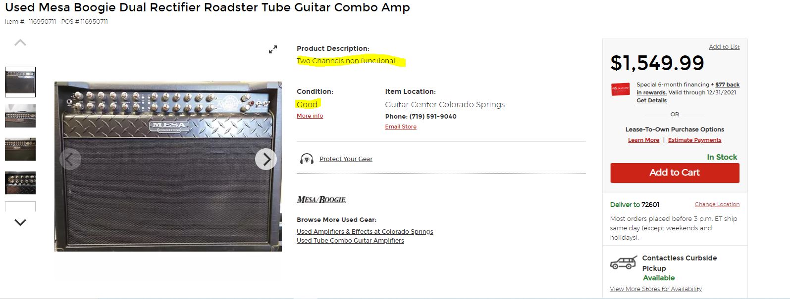 Selling gear to guitar center hotsell