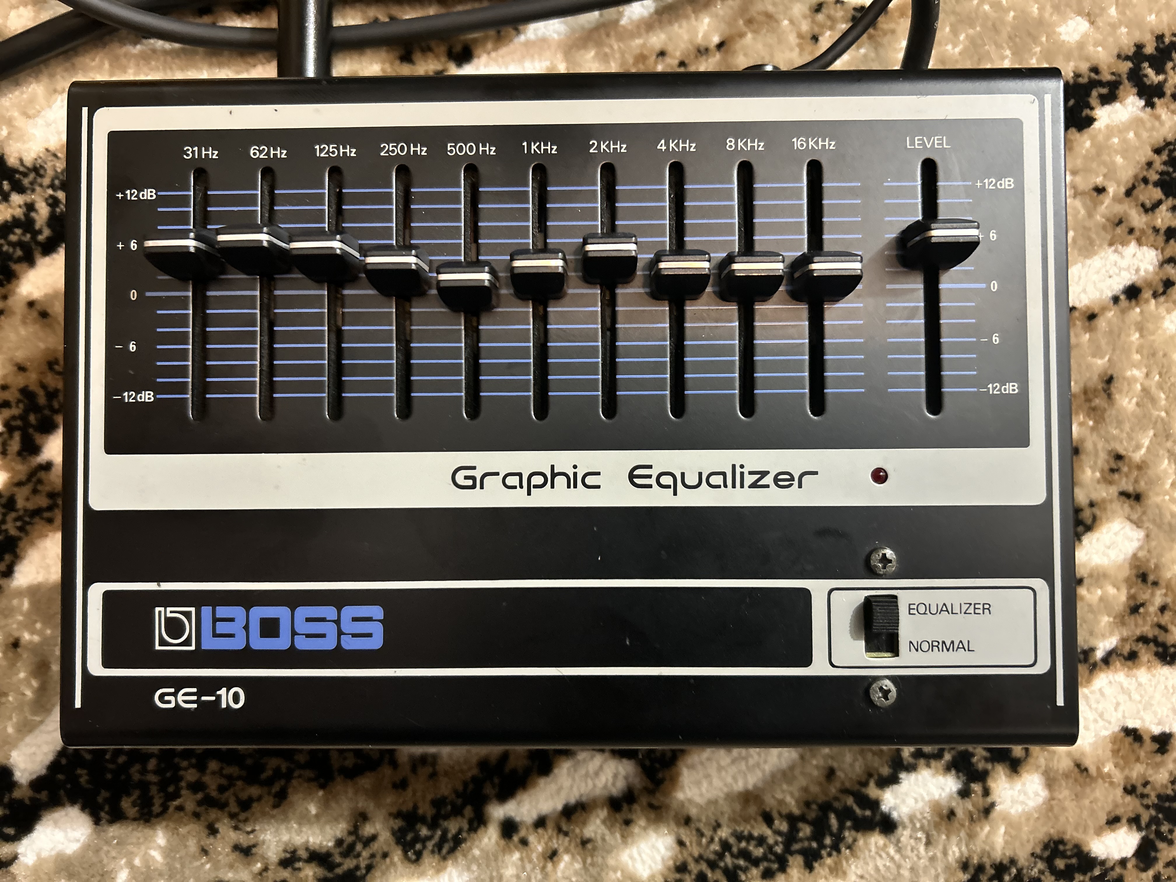 レア 名機 BOSS GE-10 WEED mod グラフィックイコライザー