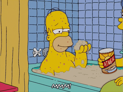 oatmeal homer simpson.gif