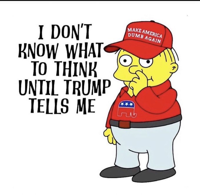 trump supporters think dont know what to unless he tells me.jpg