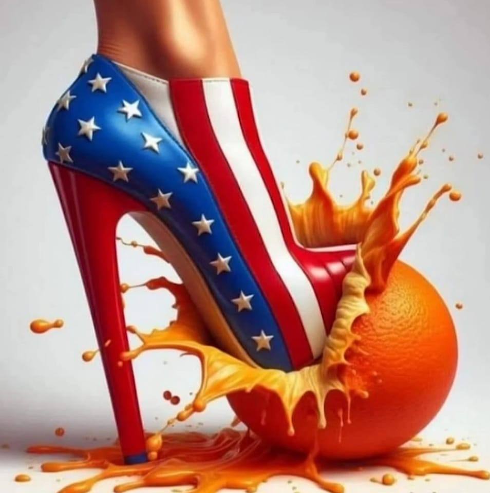 WOMAN SHOE RED WHITE BLUE STOMP ORANGE 2.jpg