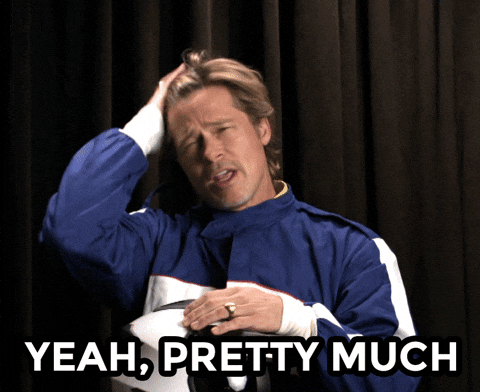 yeah pretty much brad pitt.gif